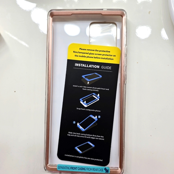 NIB-Galaxy Note 20 Ultra I-Blason Cosmo Marble Cell Phone Case - Picture 2 of 7